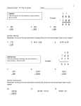 Summer Packet – 5th into 6th grade