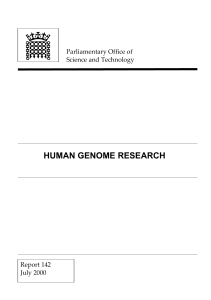 human genome research