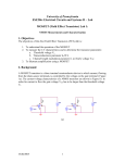 MOSFET Lab1 - University of Pennsylvania