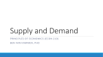 Supply and Demand - Career Account Web Pages