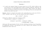 CLASS 1. Interest and Discounting: D.S.G. Pollock