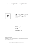 Political Economy of Bilateral Foreign Aid