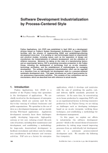 Software Development Industrialization by Process