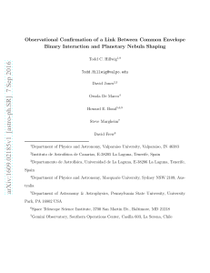 Observational Confirmation of a Link Between Common Envelope