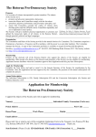 The Rotorua Pro-Democracy Society Application for Membership