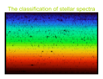 The classification of stellar spectra