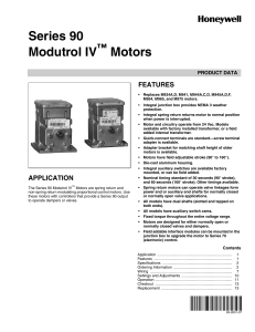 Series 90 Modutrol IV™ Motors