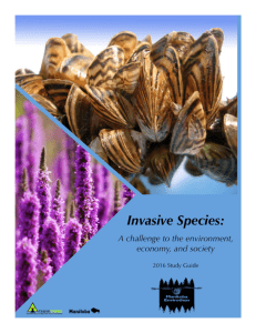 1. Invasive species and their impacts