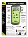 343 Dual K-type Thermometer