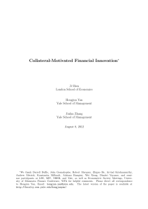 Collateral-Motivated Financial Innovation