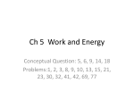 Ch 5 Work and Energy