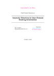 Anomaly Detection in Inter-Domain Routing Information