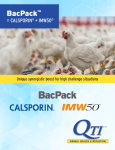 CALSPORIN poultry brochure - Quality Technology International, Inc.