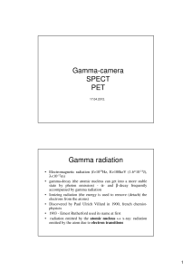 Gamma-camera SPECT PET Gamma radiation