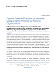 Federal Reserve Proposal on Incentive Compensation Policies for