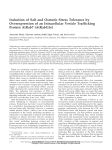 Induction of Salt and Osmotic Stress Tolerance by