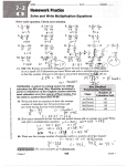 B Homework Practice Solve and Write Multiplication Equations