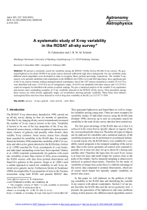 A systematic study of X-ray variability in the ROSAT all