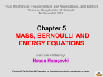 Mass, Bernoulli and Energy Equations File