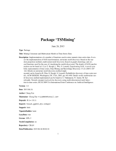 Package `TSMining`