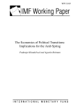 The Economics of Political Transitions