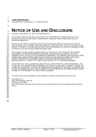 NOTICE OF USE AND DISCLOSURE