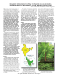 Mutualistic Relationships Involving the Endemic Cycas circinalis L