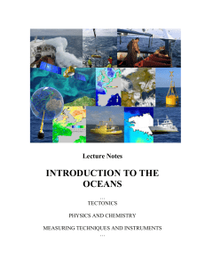 INTRODUCTION TO THE OCEANS