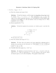 Handout 4 Solutions Math 115 Spring 2011 1. Let h(x) = log 3(x − 5