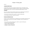 Ch 18 Study guide - OHS General Biology