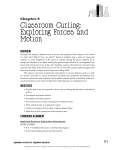 classroom curling: exploring Forces and motion