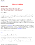 Hybridization of atomic orbitals