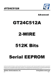 GT24C512A 2-WIRE 512K Bits Serial EEPROM