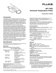 80T-150U Universal Temperature Probe