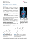 Pharmacokinetic processes: metabolism