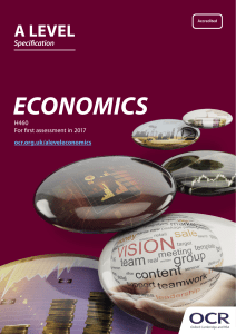 OCR A Level Economics H460
