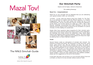 NNLS Simchah Guide