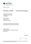 Forside eksamen bokmål NTNU