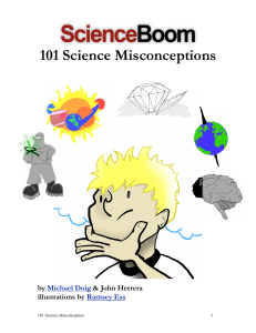 101 Science Misconceptions