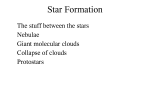 Lecture 13 - Star Formation