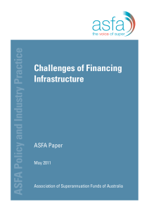 Challenges of Financing Infrastructure