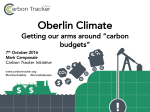Getting our arms around “carbon budgets”
