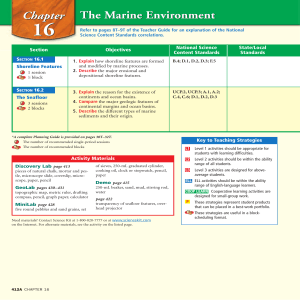 Chapter 16: The Marine Environment