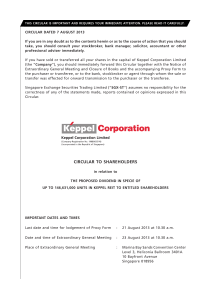 circular to shareholders