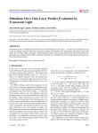 Palladium Ultra Thin Layer Profiles Evaluation by Evanescent Light
