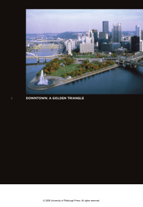DOWNTOWN: A GOlDeN TriANGle - University of Pittsburgh Press