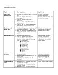 Unit 2 Revision List Topic Key Questions Key Words Plant and