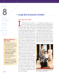Long-Run Economic Growth chapter