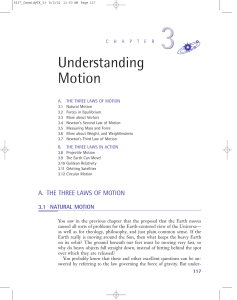 Understanding Motion