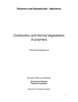 Combustion and thermal degradation of polymers